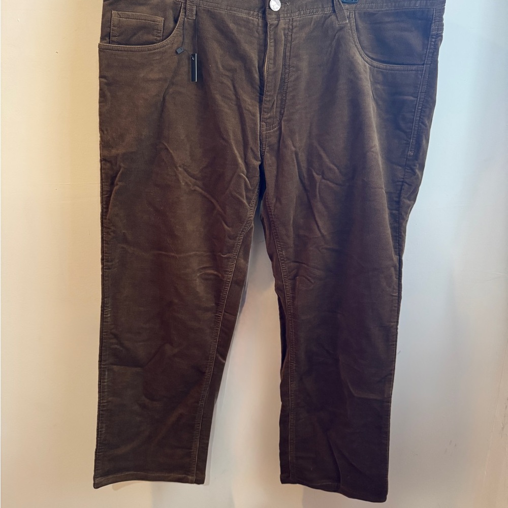 Men's Brown Coduroy Pants